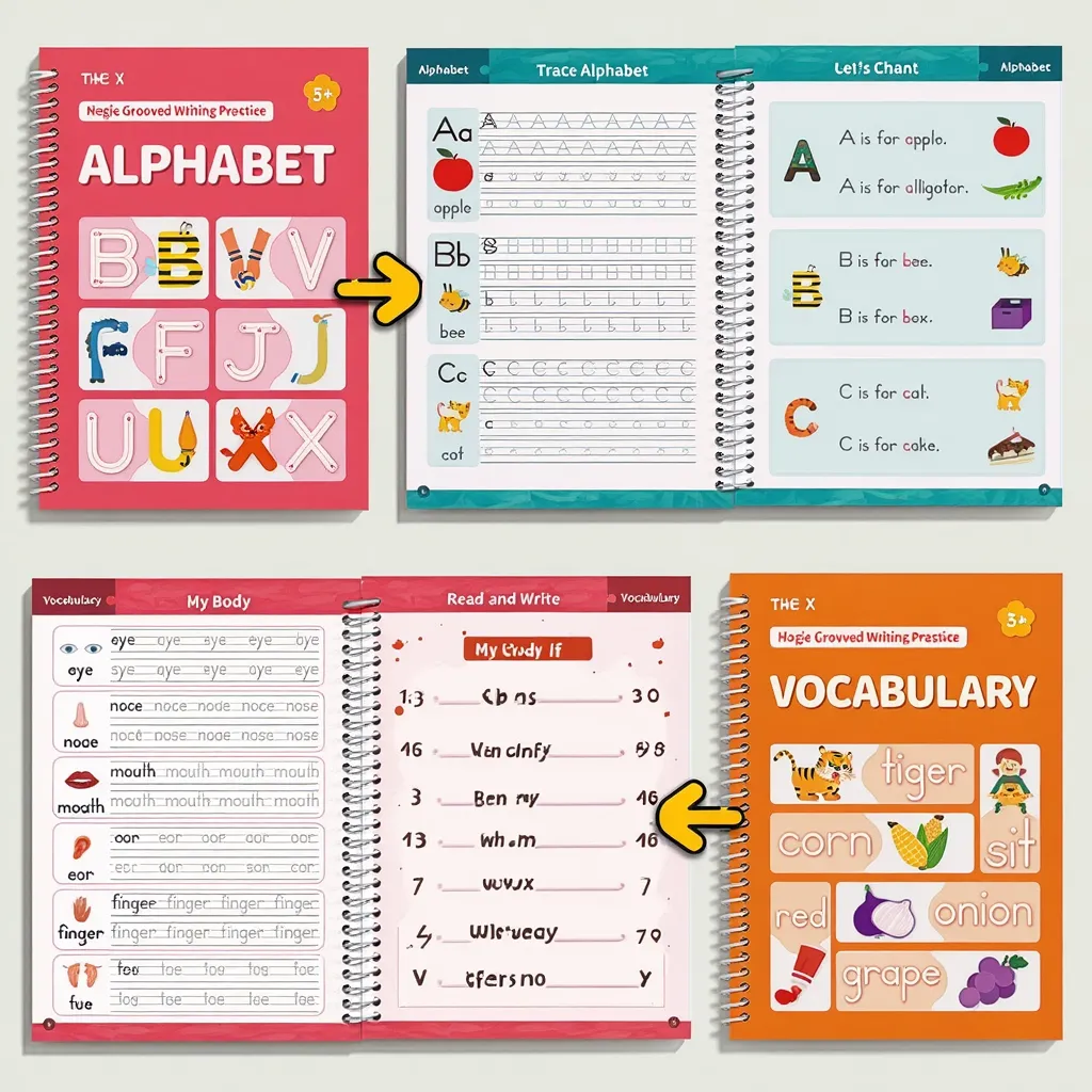 📓 Children's Magic Copybooks