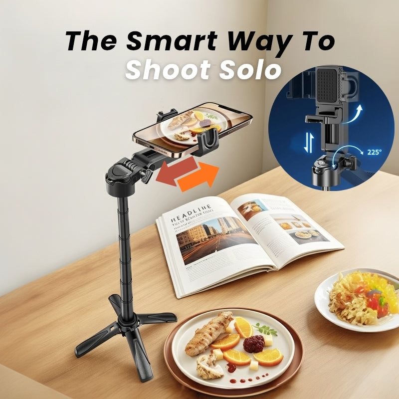 SteadySnap™ Vlog Stick – 3‑in‑1 Selfie Handle & Tripod