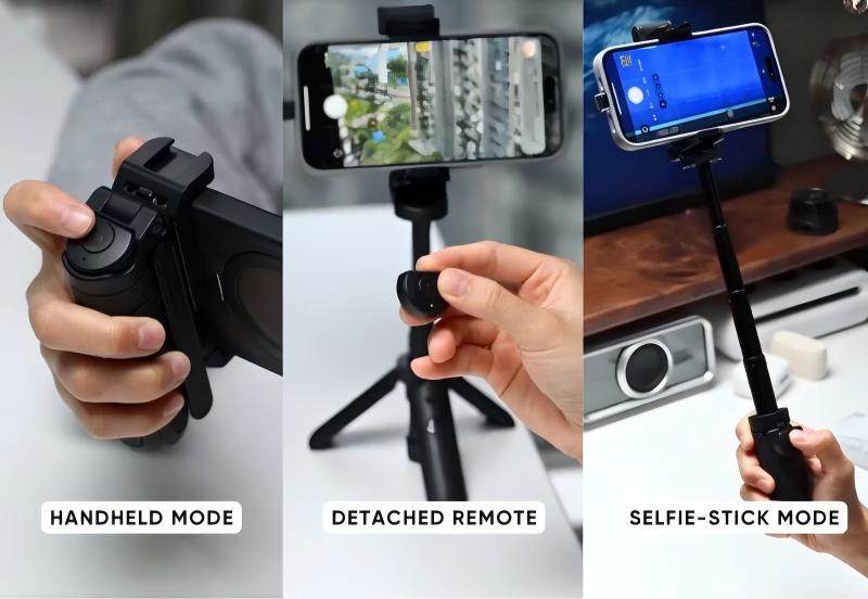 SteadySnap™ Vlog Stick – 3‑in‑1 Selfie Handle & Tripod